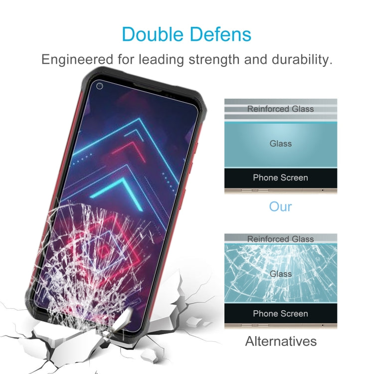 0.26mm 9H 2.5D Tempered Glass Film For Doogee V20 5G