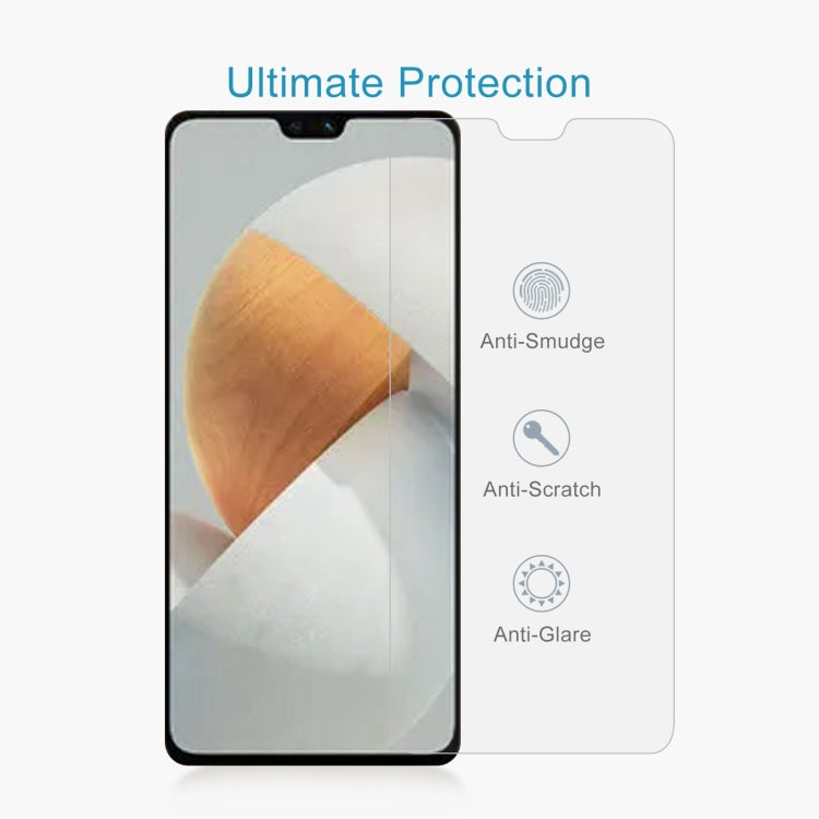 50 PCS 0.26mm 9H 2.5D Tempered Glass Film For vivo V23 Pro