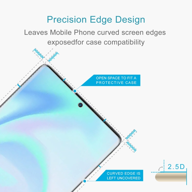 50 PCS 0.26mm 9H 2.5D Tempered Glass Film For ZTE Axon A31 Ultra 5G