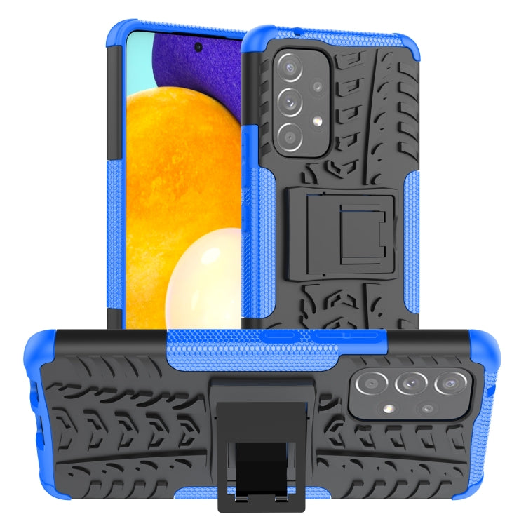 For Samsung Galaxy A53 5G Tire Texture TPU + PC Phone Case with Holder