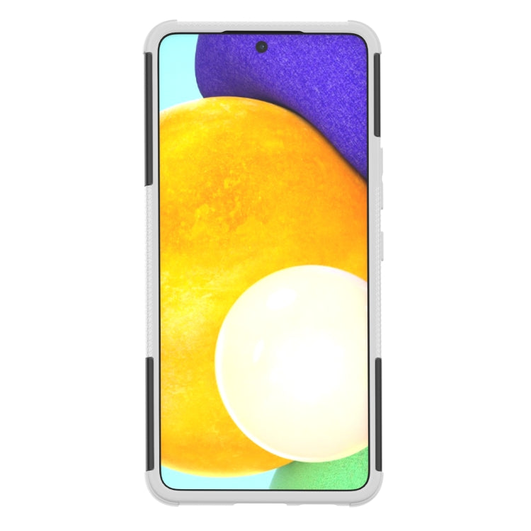 For Samsung Galaxy A53 5G Tire Texture TPU + PC Phone Case with Holder