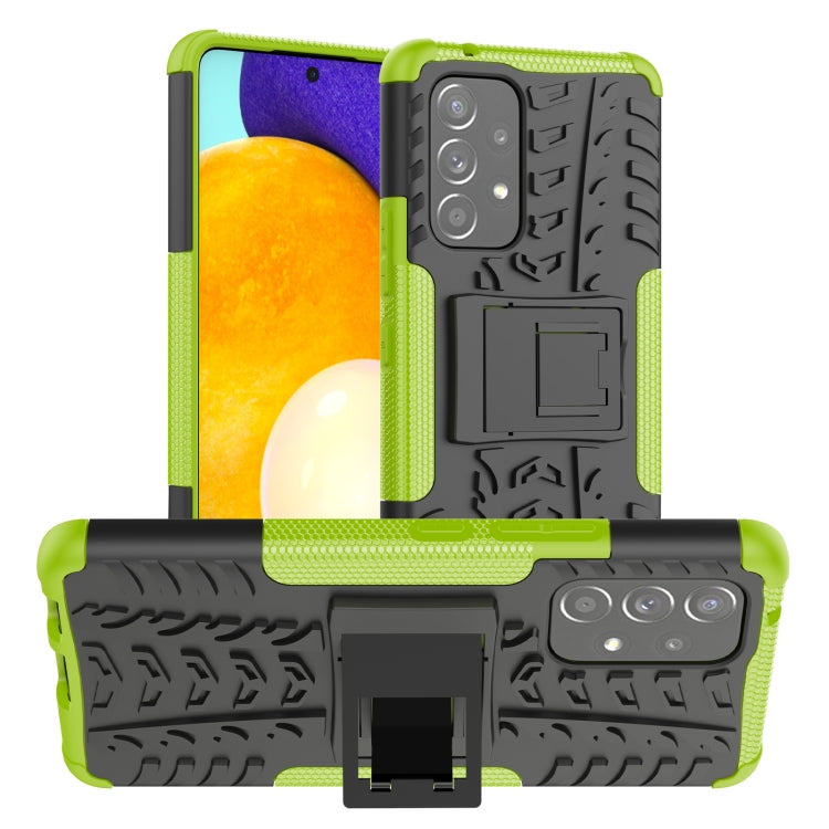 For Samsung Galaxy A53 5G Tire Texture TPU + PC Phone Case with Holder