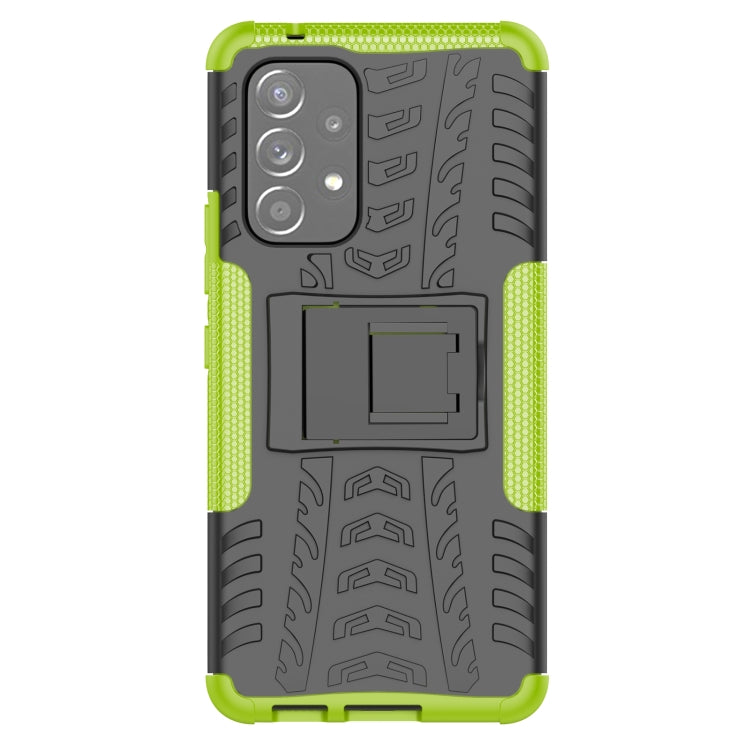 For Samsung Galaxy A53 5G Tire Texture TPU + PC Phone Case with Holder