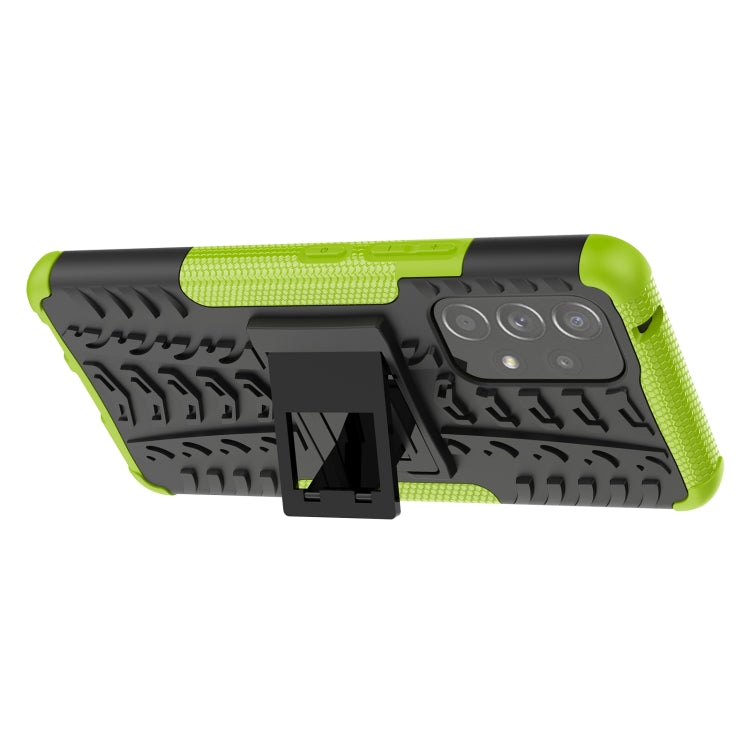 For Samsung Galaxy A53 5G Tire Texture TPU + PC Phone Case with Holder