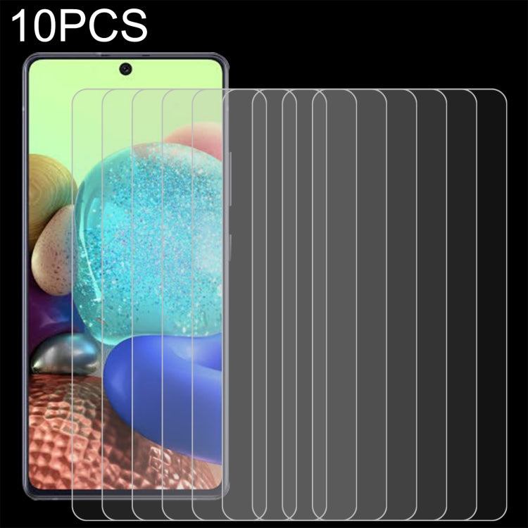 10 PCS 0.26mm 9H 2.5D Tempered Glass Film For Samsung Galaxy A73