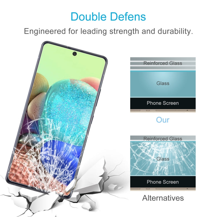 10 PCS 0.26mm 9H 2.5D Tempered Glass Film For Samsung Galaxy A73