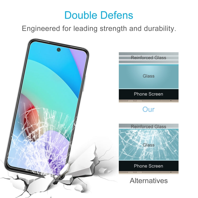 10 PCS 0.26mm 9H 2.5D Tempered Glass Film For Xiaomi Redmi Note 11 4G 6.5 inch / Note 11SE