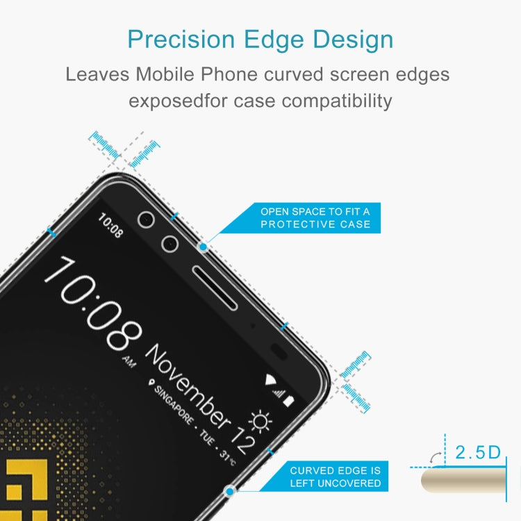 50 PCS 0.26mm 9H 2.5D Tempered Glass Film For HTC EXODUS 1 - Binance Edition