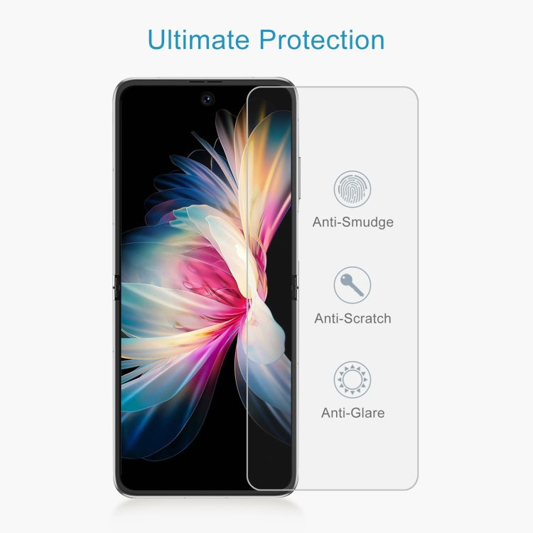 50 PCS 0.26mm 9H 2.5D Tempered Glass Film For Huawei P50 Pocket