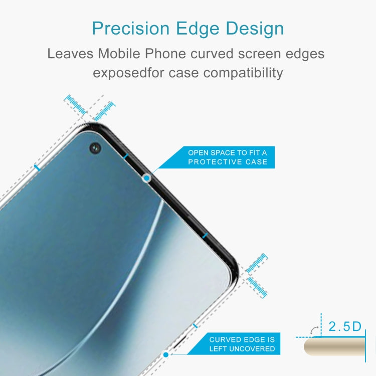 50 PCS 0.26mm 9H 2.5D Tempered Glass Film For OnePlus 10 Pro