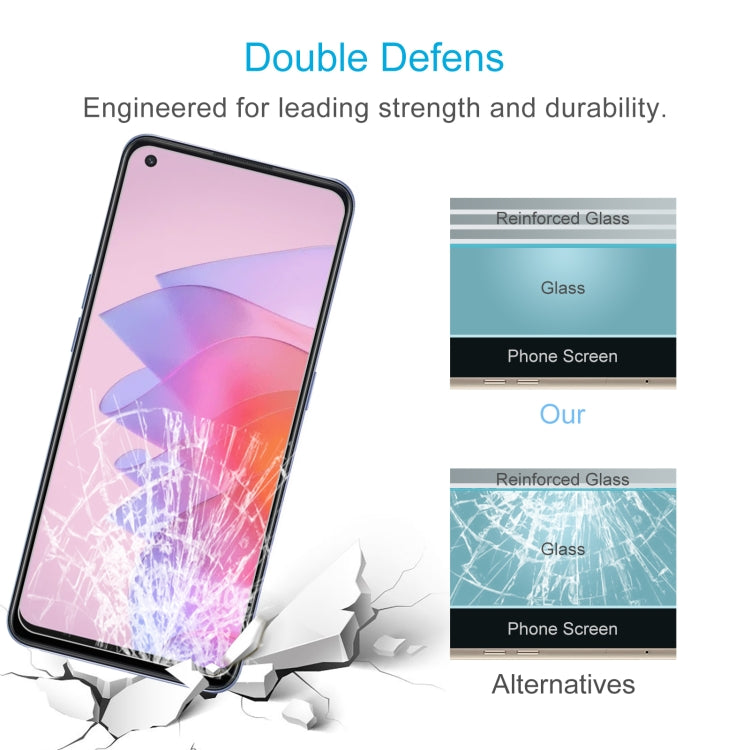 50 PCS 0.26mm 9H 2.5D Tempered Glass Film For OnePlus Nord 2 CE