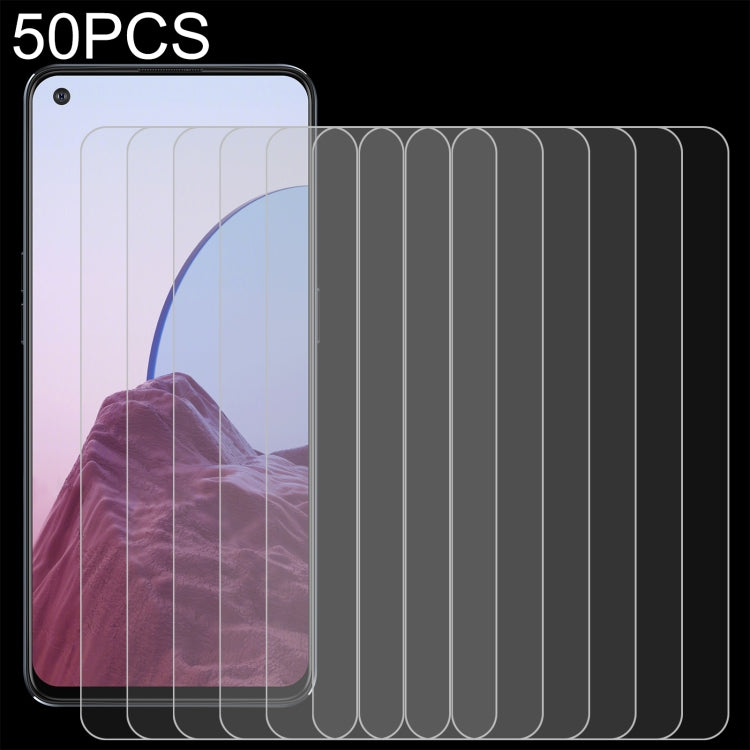 50 PCS 0.26mm 9H 2.5D Tempered Glass Film For OnePlus Nord N20 5G