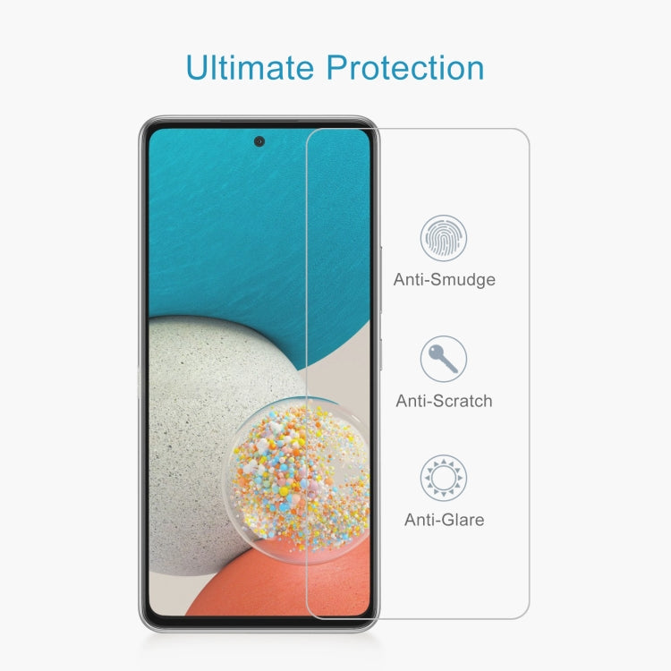 50 PCS 0.26mm 9H 2.5D Tempered Glass Film For Samsung Galaxy A53 5G