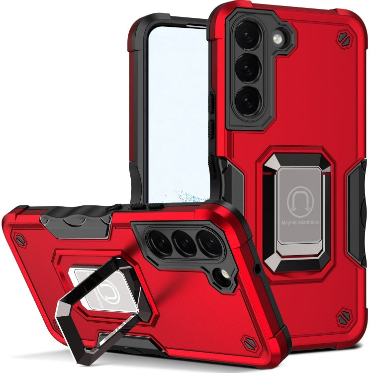 For Samsung Galaxy S22 5G Ring Holder Non-slip Armor Phone Case