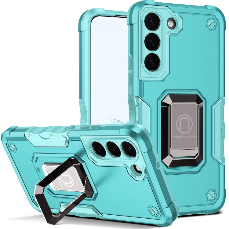 For Samsung Galaxy S22 5G Ring Holder Non-slip Armor Phone Case