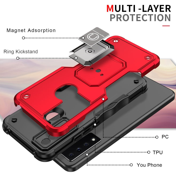 For TCL 20 XE Ring Holder Non-slip Armor Phone Case