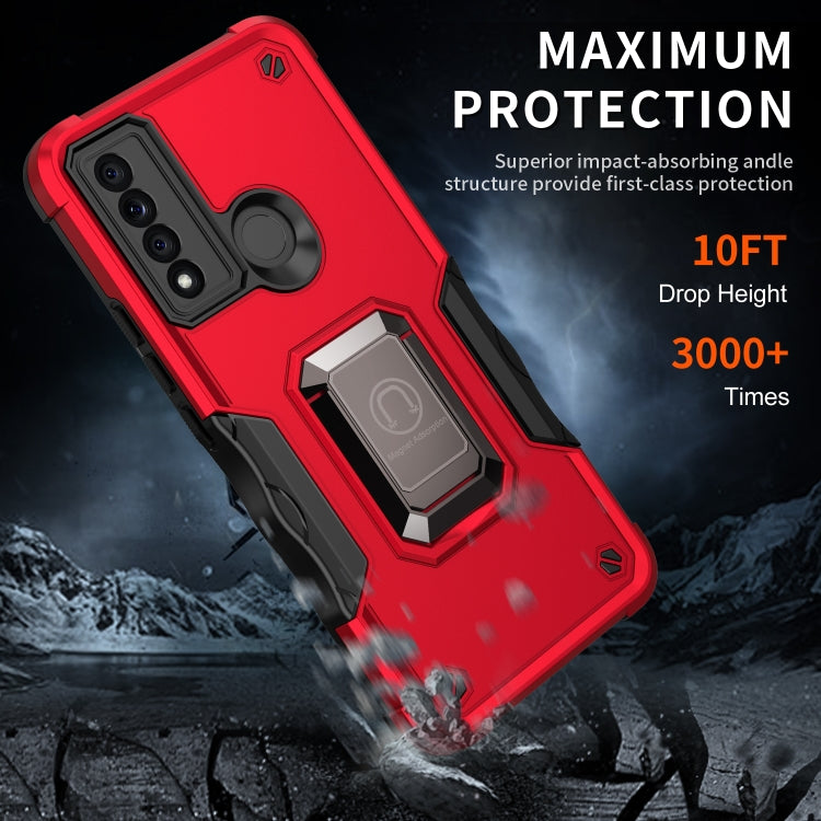 For TCL 20 XE Ring Holder Non-slip Armor Phone Case