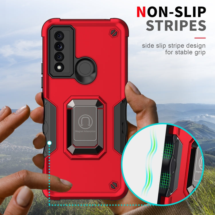 For TCL 20 XE Ring Holder Non-slip Armor Phone Case