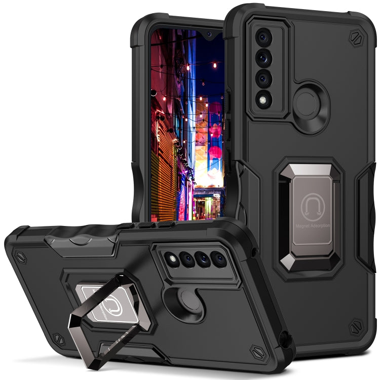 For TCL 20 XE Ring Holder Non-slip Armor Phone Case