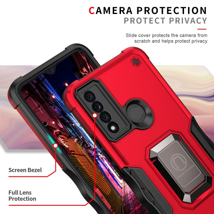 For TCL 20 XE Ring Holder Non-slip Armor Phone Case