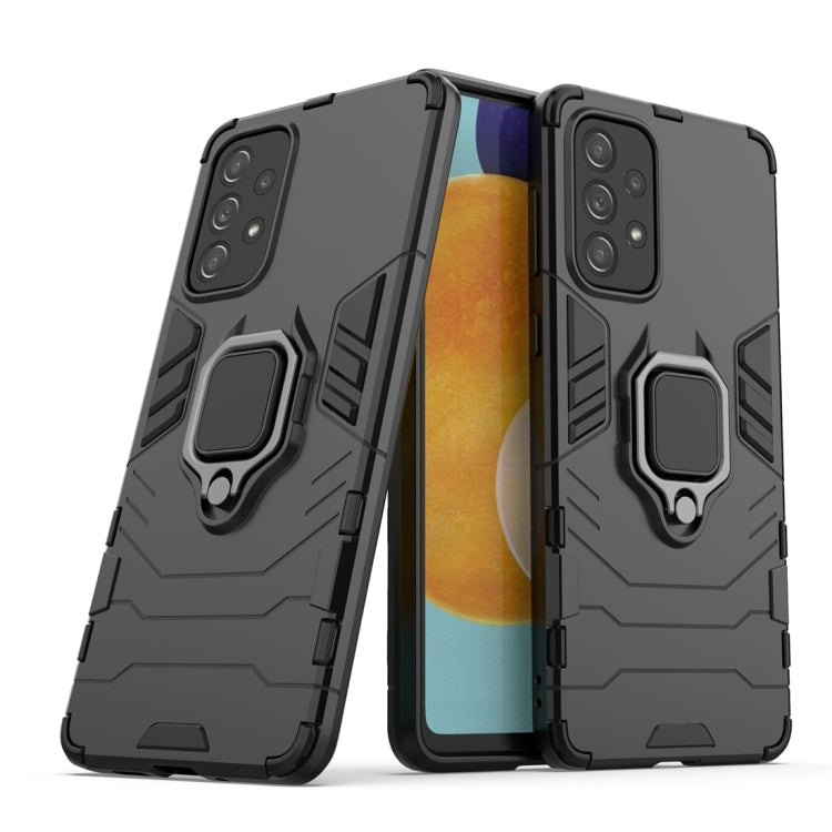 For Samsung Galaxy A73 5G PC + TPU Phone Case with Magnetic Ring Holder