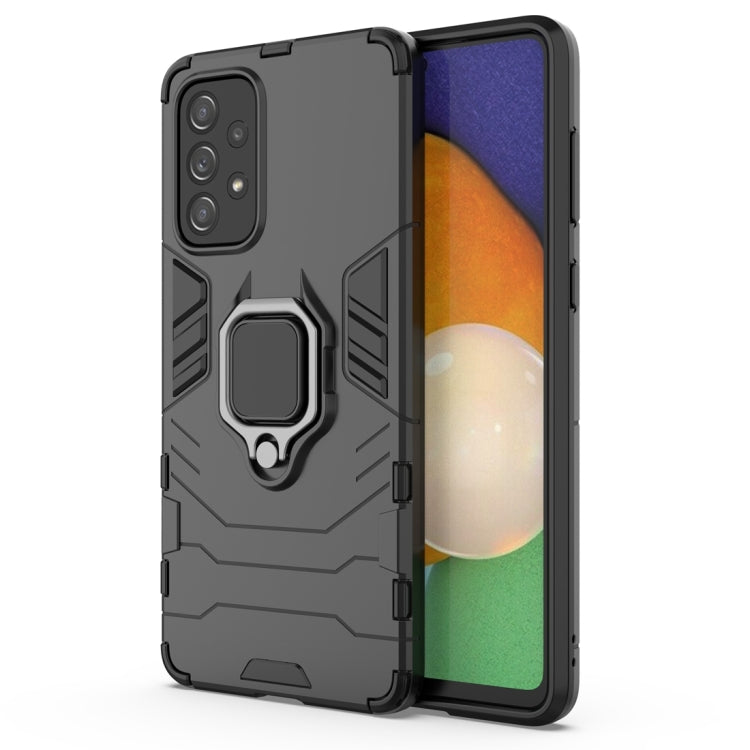 For Samsung Galaxy A73 5G PC + TPU Phone Case with Magnetic Ring Holder