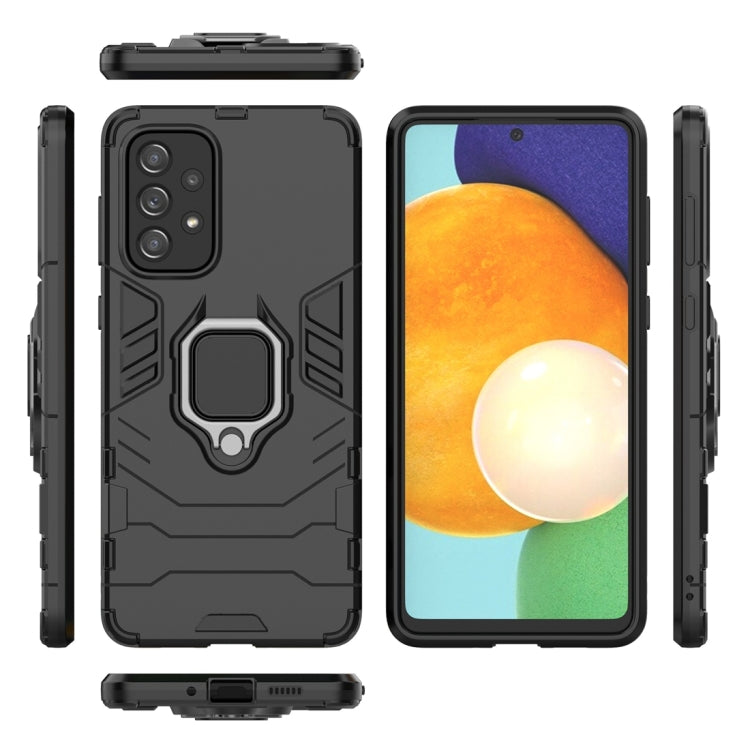 For Samsung Galaxy A73 5G PC + TPU Phone Case with Magnetic Ring Holder