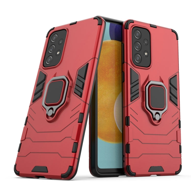 For Samsung Galaxy A73 5G PC + TPU Phone Case with Magnetic Ring Holder