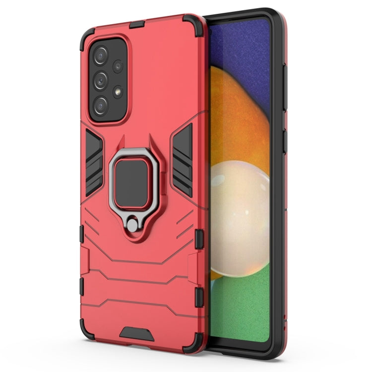 For Samsung Galaxy A73 5G PC + TPU Phone Case with Magnetic Ring Holder