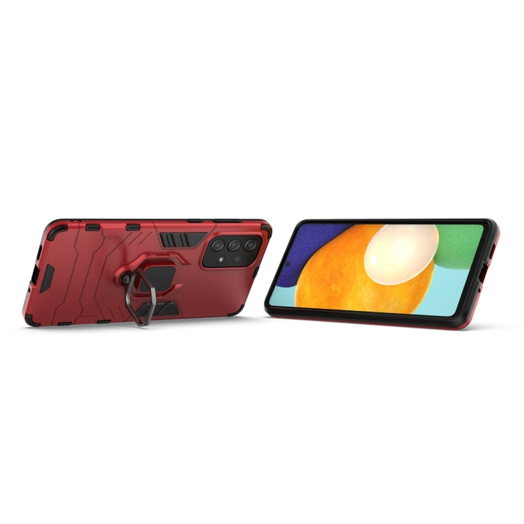 For Samsung Galaxy A73 5G PC + TPU Phone Case with Magnetic Ring Holder