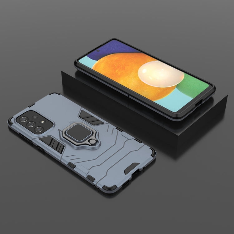 For Samsung Galaxy A73 5G PC + TPU Phone Case with Magnetic Ring Holder