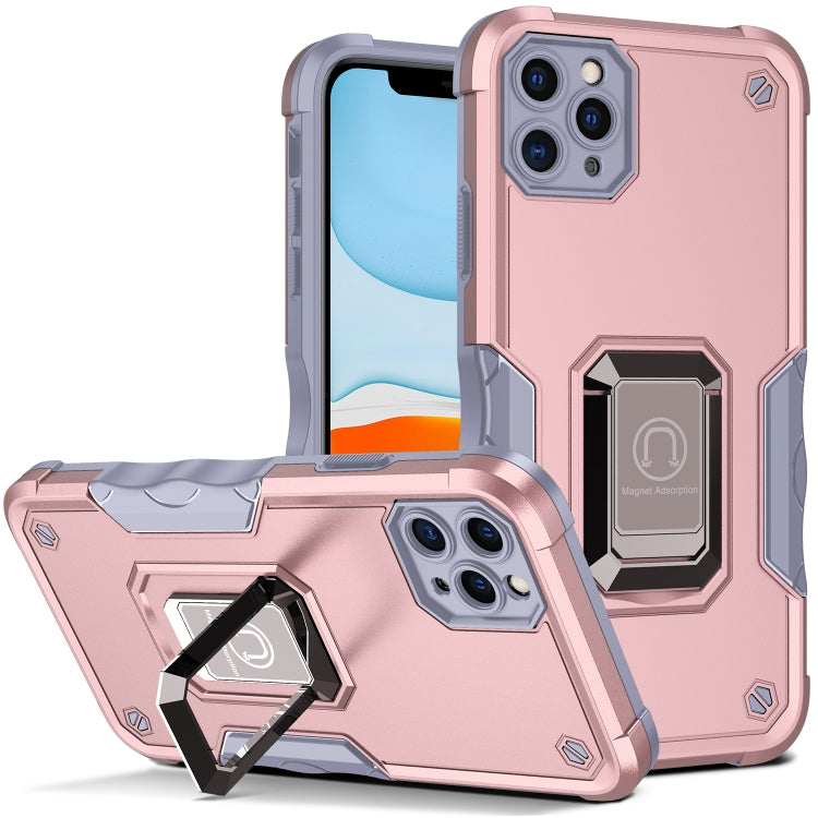 For iPhone 11 Pro Ring Holder Non-slip Armor Phone Case