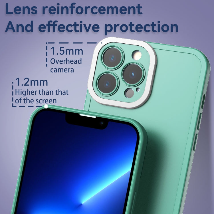 For iPhone 13 Color-contrast PC + TPU Case