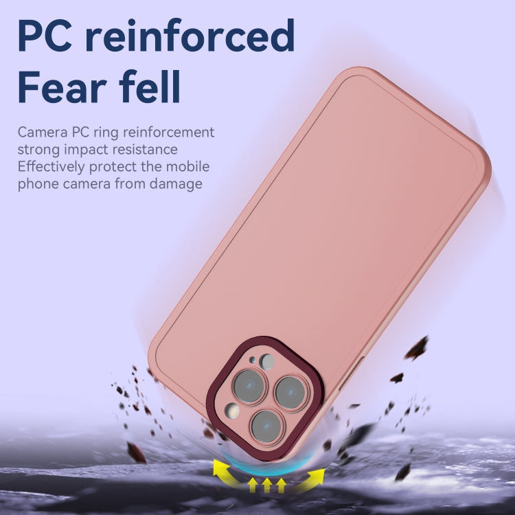 For iPhone 13 Color-contrast PC + TPU Case