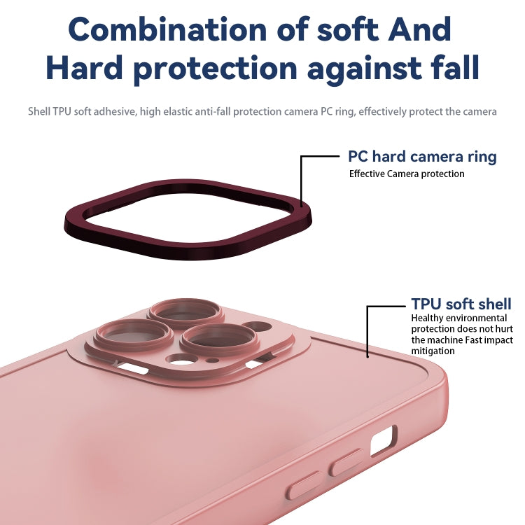 For iPhone 13 Pro Max Color-contrast PC + TPU Case