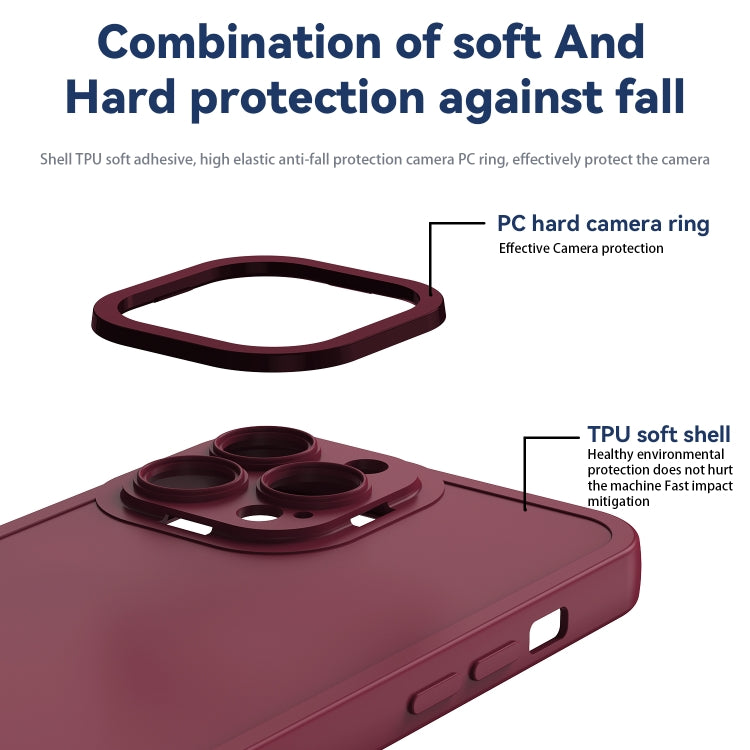 For iPhone 13 Pro Max Color-contrast PC + TPU Case