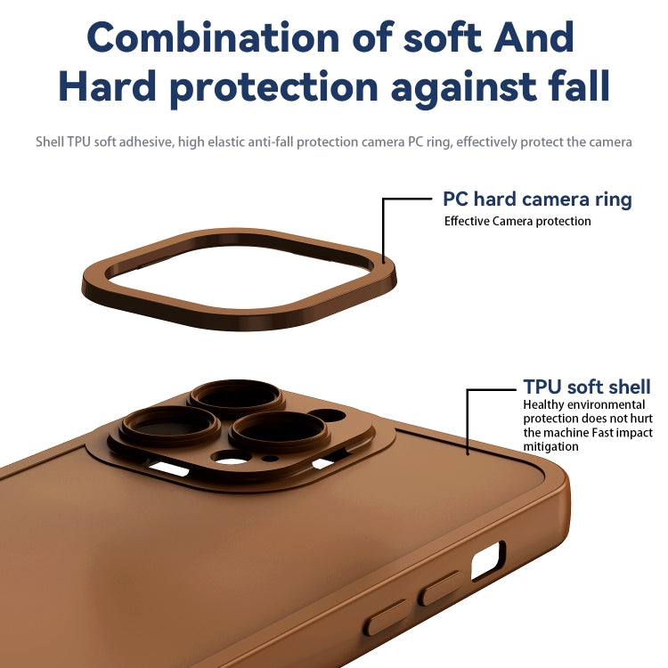 For iPhone 13 Pro Max Color-contrast PC + TPU Case