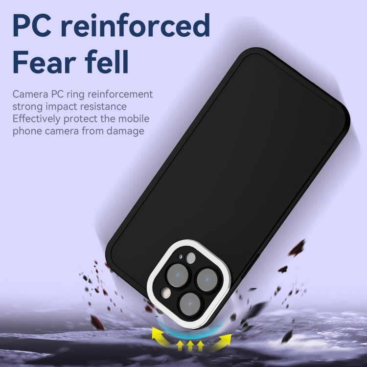 For iPhone 12 Color-contrast PC + TPU Case