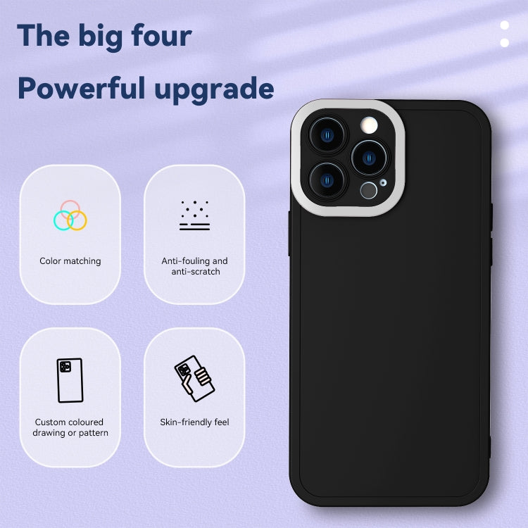 For iPhone 11 Pro Color-contrast PC + TPU Case