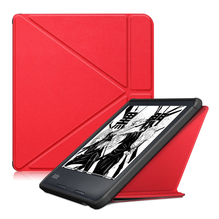 For KOBO Sage 2021 Multi-folding Leather Tablet Case
