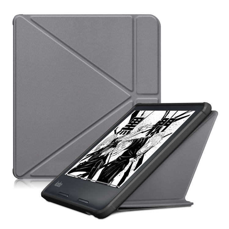 For KOBO Sage 2021 Multi-folding Leather Tablet Case