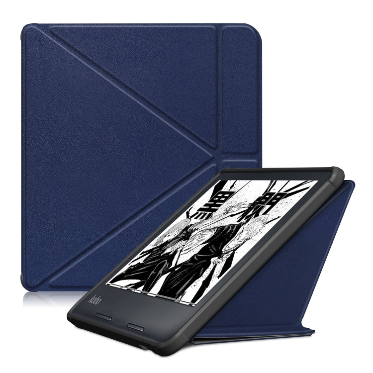 For KOBO Sage 2021 Multi-folding Leather Tablet Case