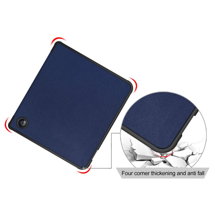 For KOBO Sage 2021 Multi-folding Leather Tablet Case