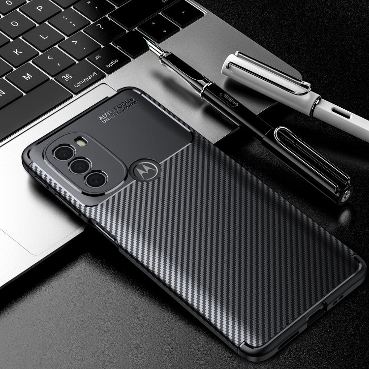 For Motorola Moto G31 US Version Carbon Fiber Texture TPU Phone Case