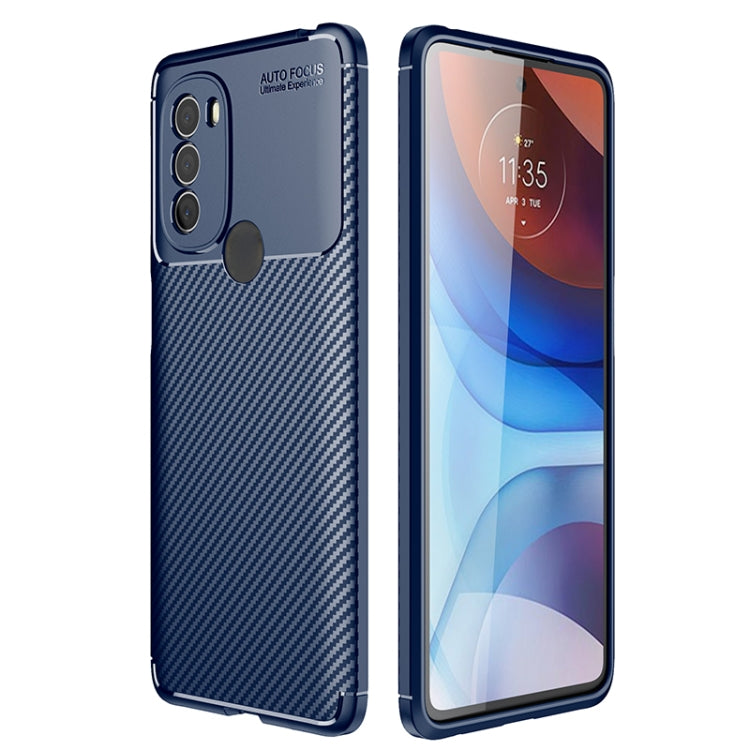 For Motorola Moto G31 US Version Carbon Fiber Texture TPU Phone Case