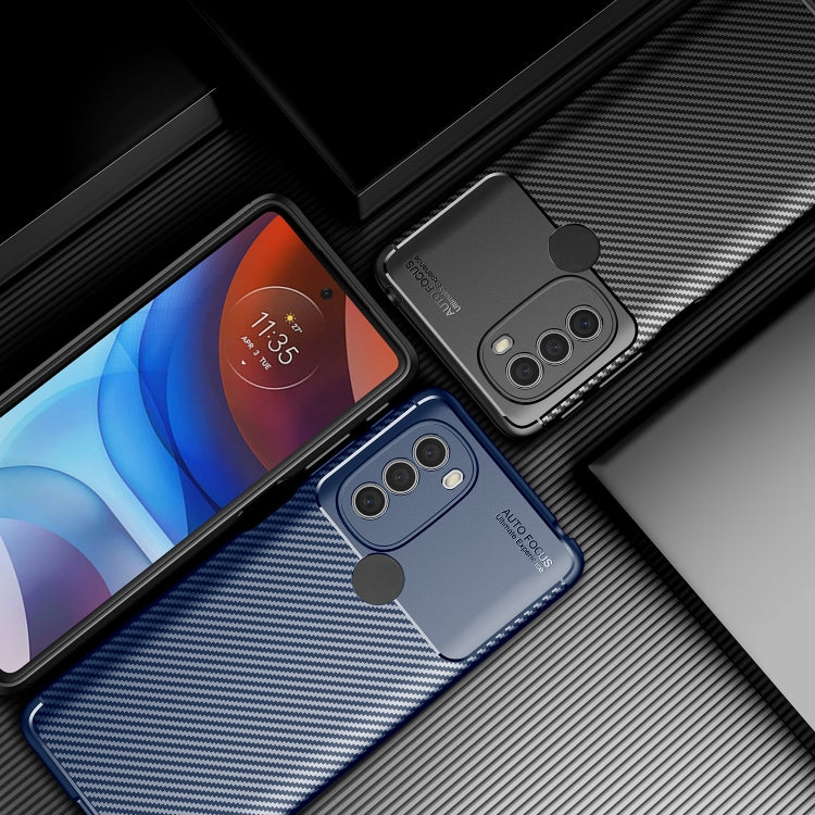 For Motorola Moto G31 US Version Carbon Fiber Texture TPU Phone Case