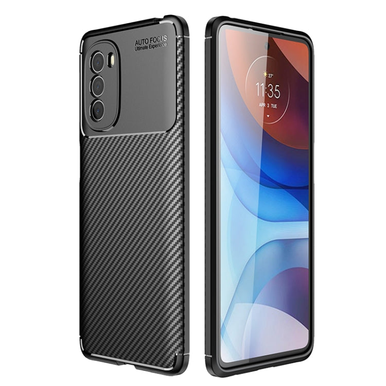 For Motorola Moto G41 Carbon Fiber Texture TPU Phone Case