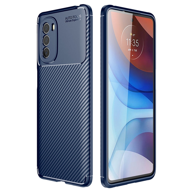 For Motorola Moto G41 Carbon Fiber Texture TPU Phone Case