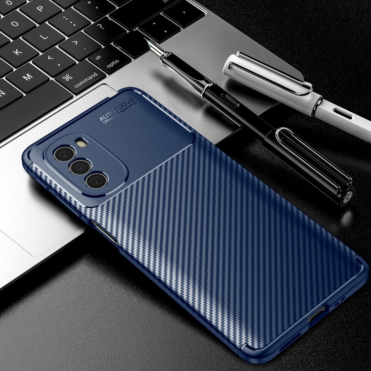 For Motorola Moto G41 Carbon Fiber Texture TPU Phone Case