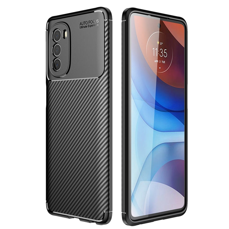 For Motorola Moto G51 Carbon Fiber Texture TPU Phone Case